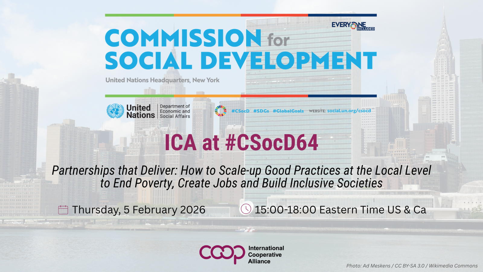 ICA at CSocD64 - 5 February