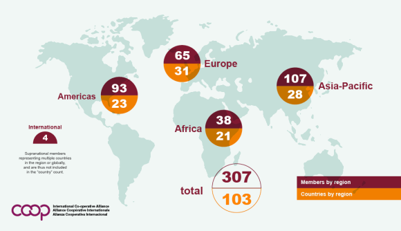 ICA members map stats july 2023